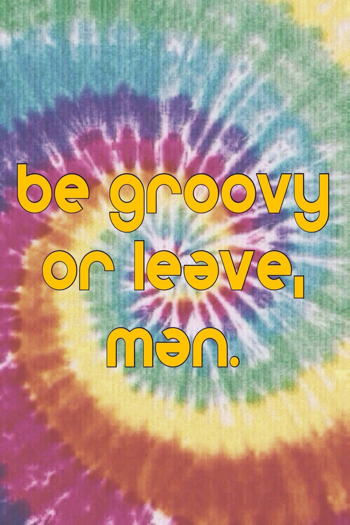 Groovy Retro Quotes Background