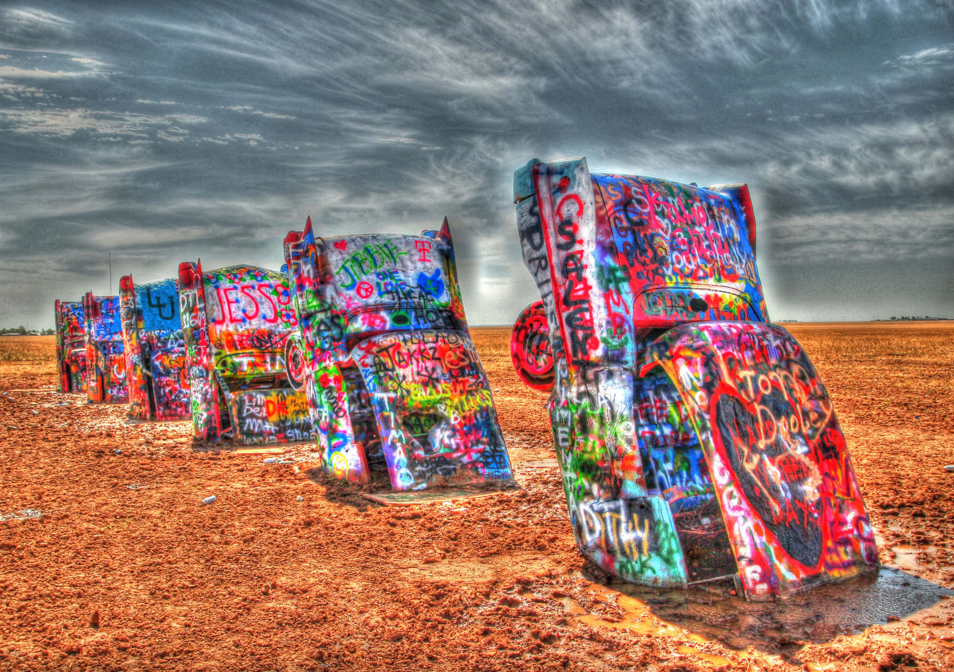 Groovy Visions Of The Psychedelic 70s Aesthetic Background