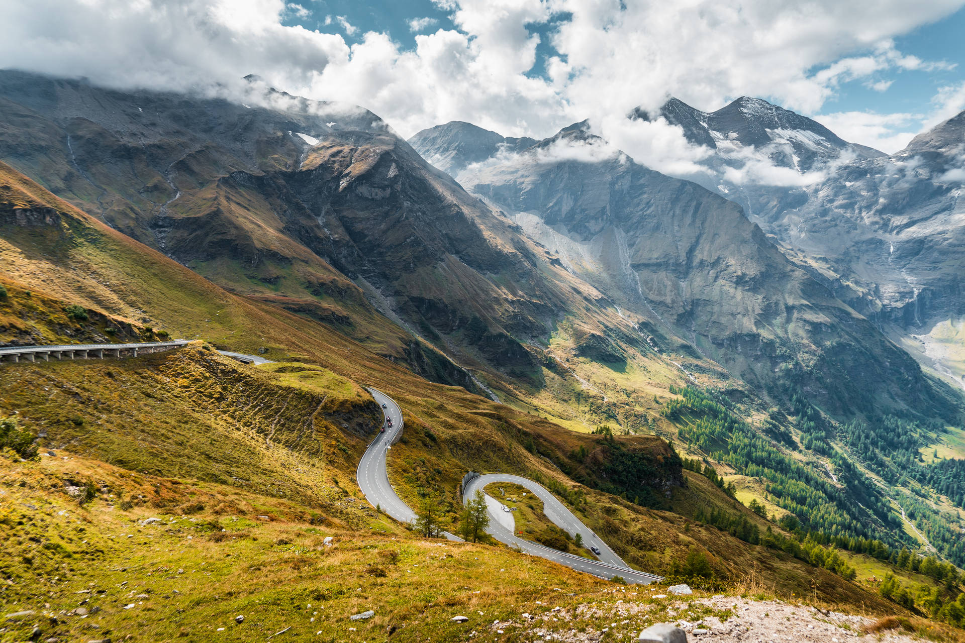 Grossglockner High Alpine Road High Quality Desktop Background