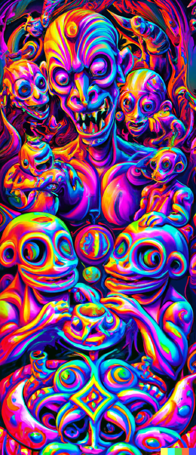 Grotesque Humanoid Background