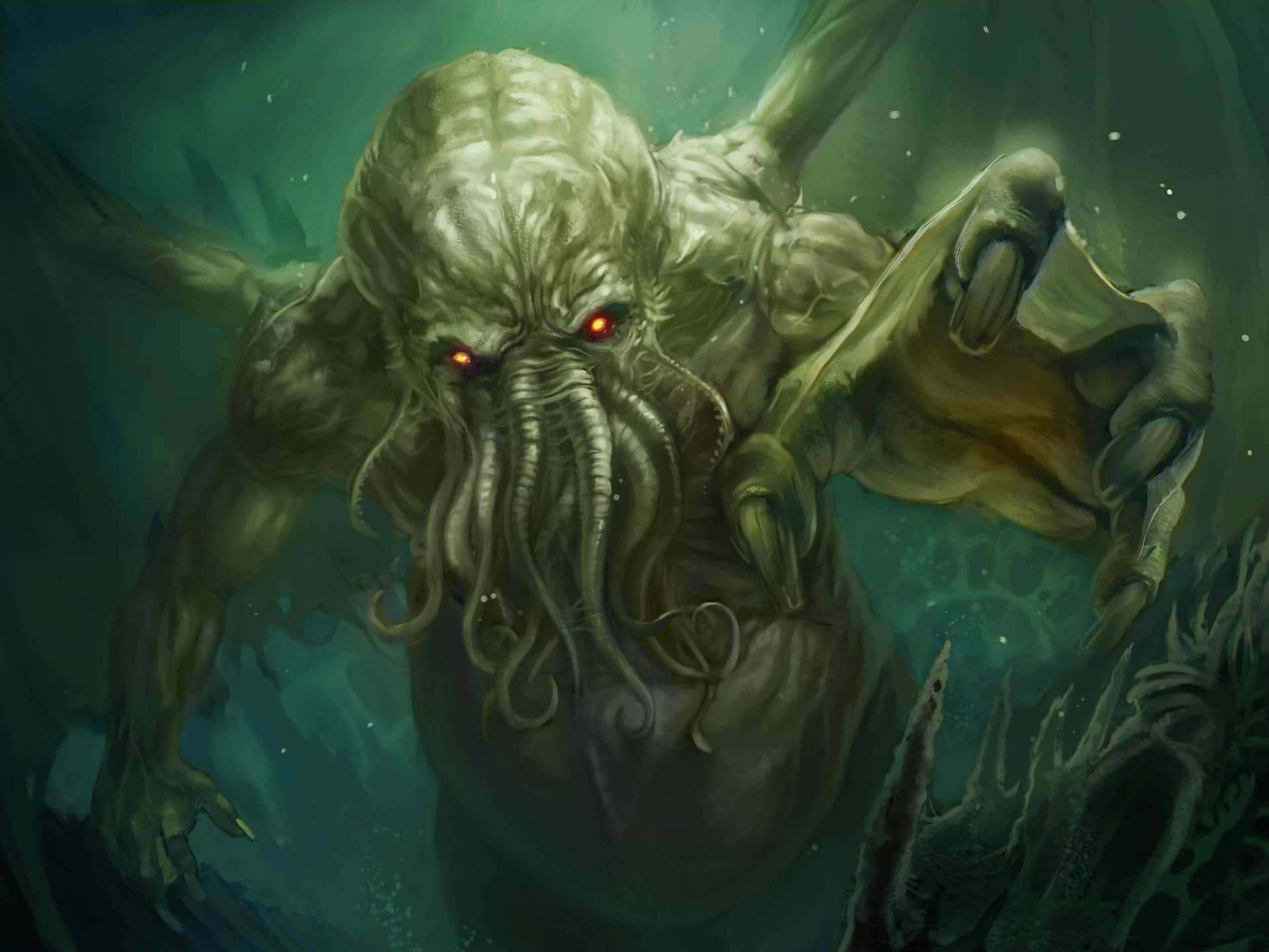 Grotesque Squid [wallpaper] Background