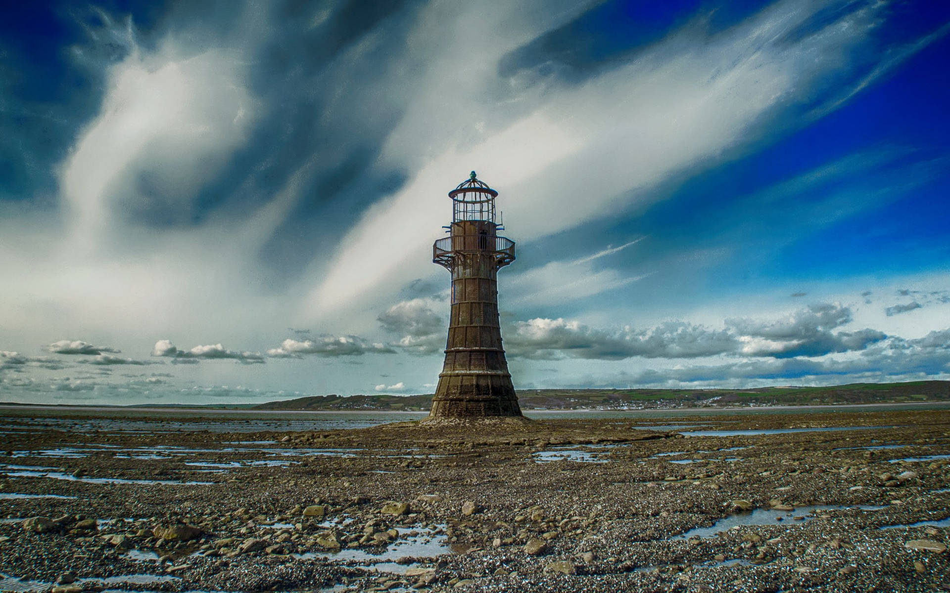 Ground Lighthouse Background