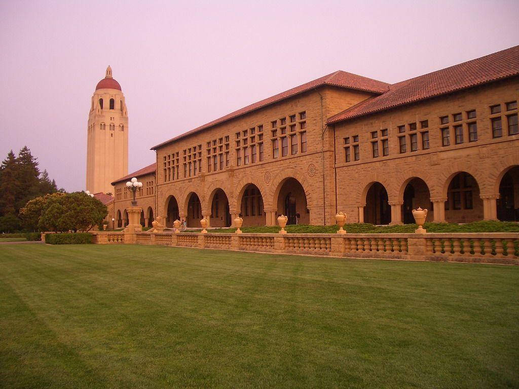 Grounds Beside Stanford University Building