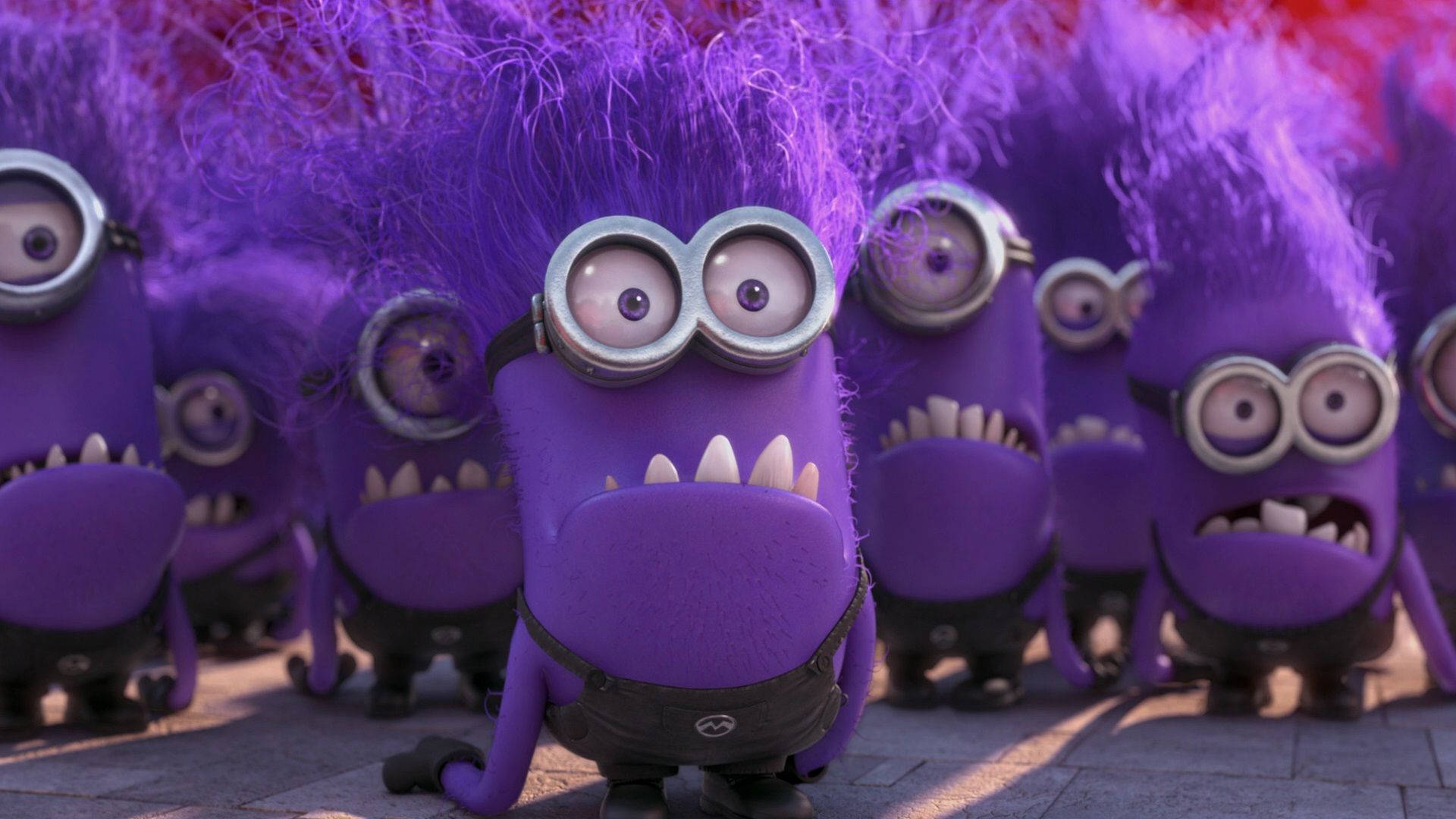 Group Of Evil Minion Background