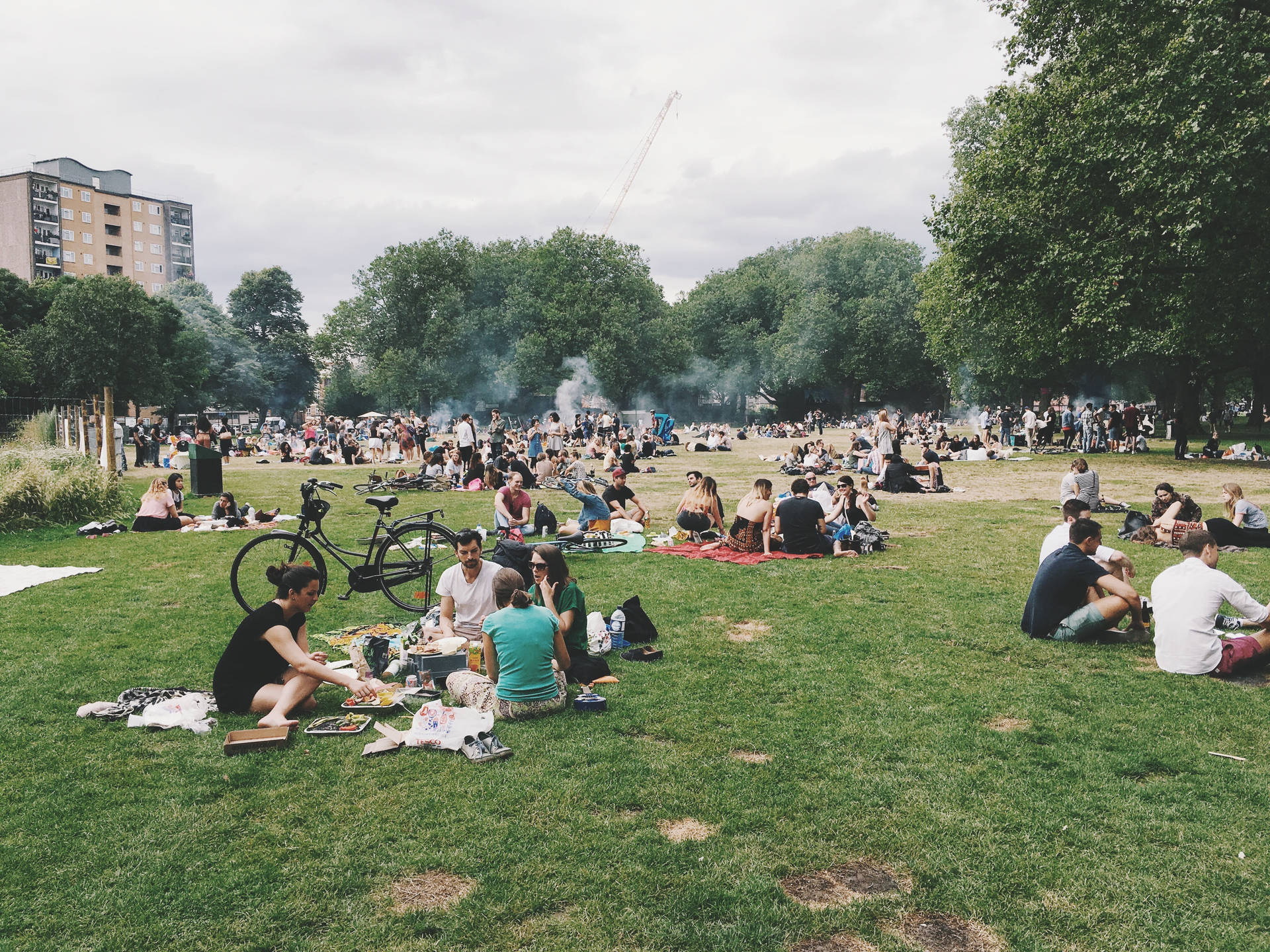 Group Of People At The Park