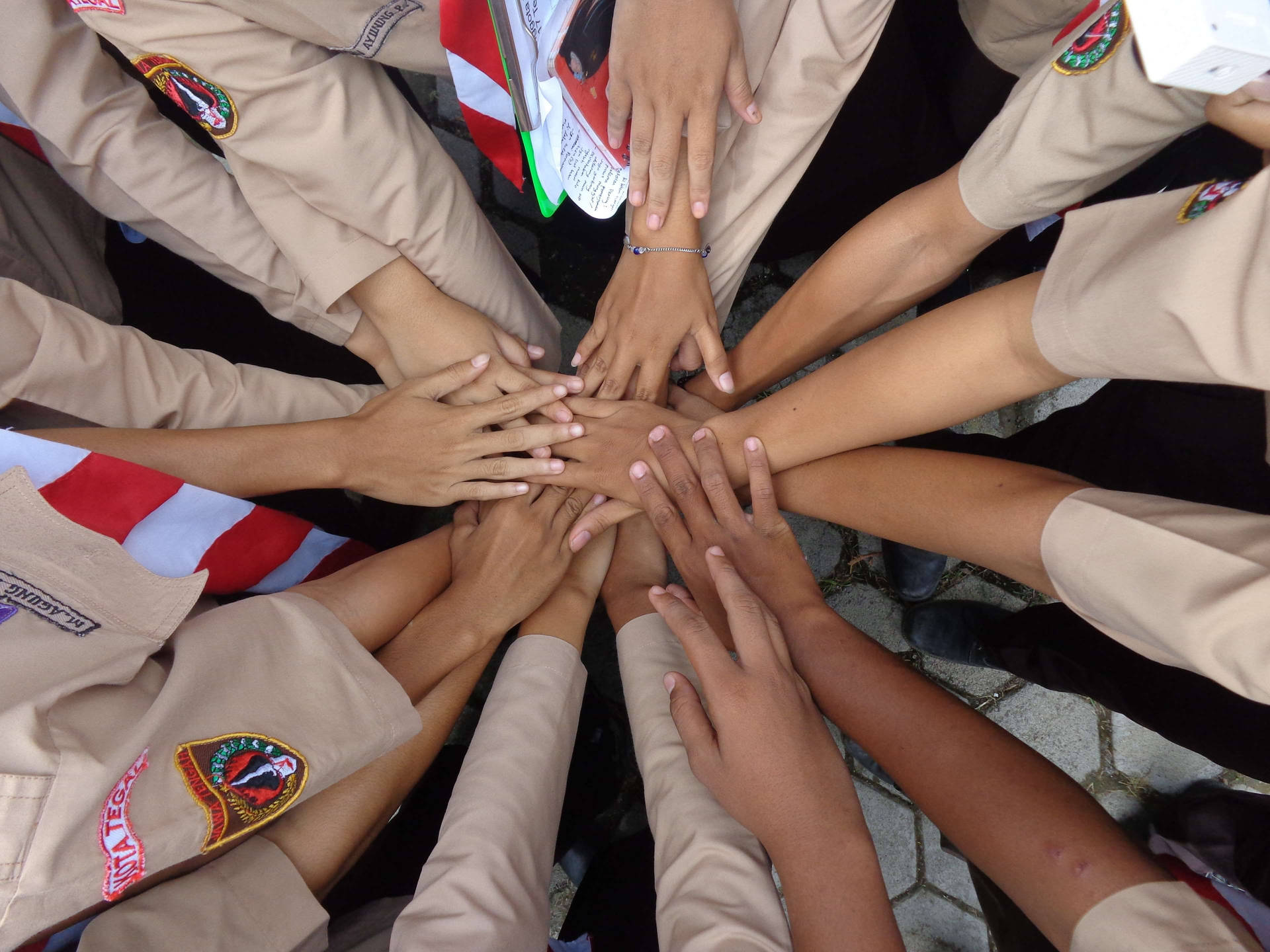 Group Of People In Uniform