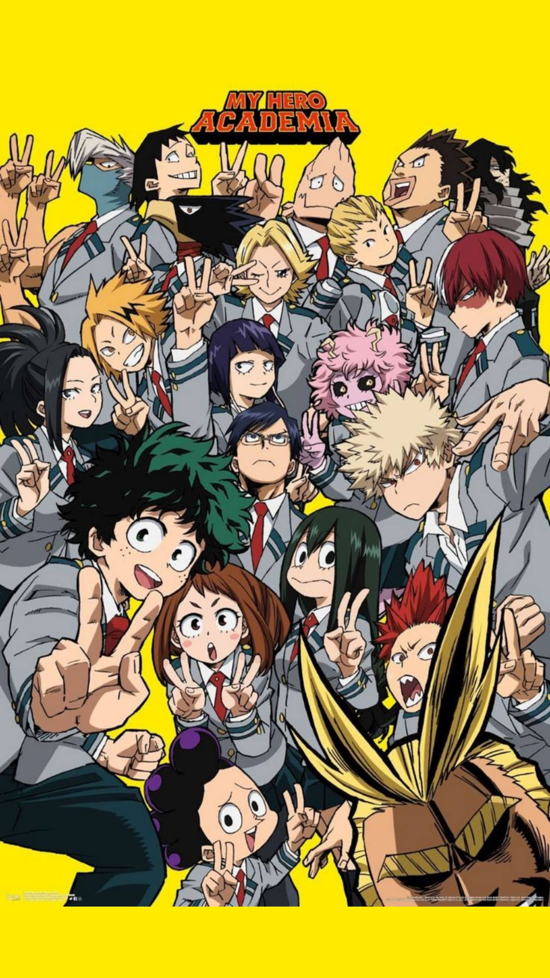 Group Poster My Hero Academia Iphone Background