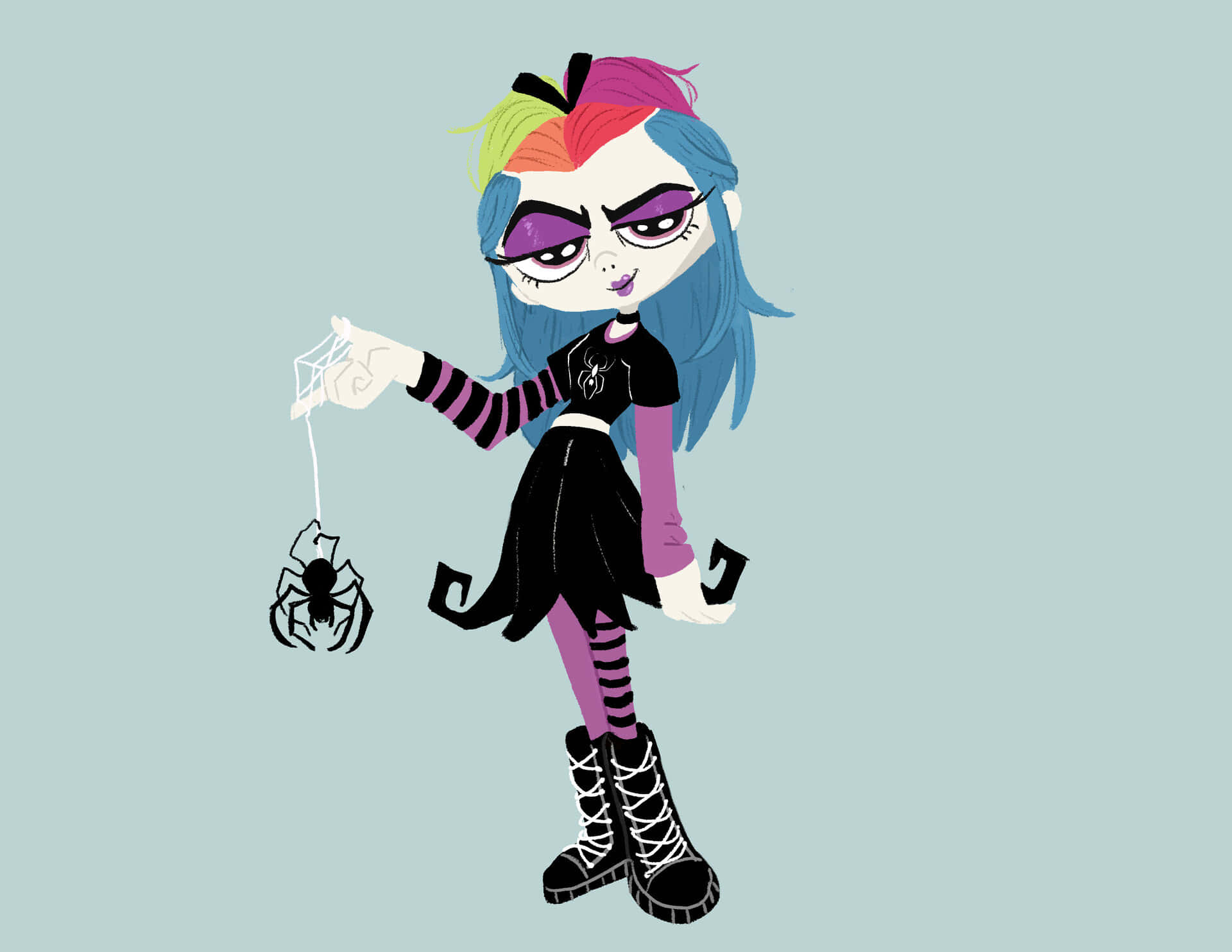 Growing Up Creepie Goth Girl