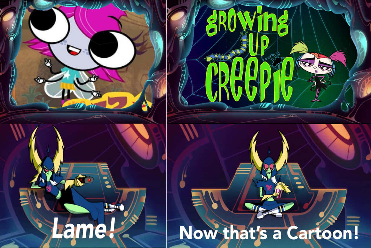 Growing Up Creepie Meme Background