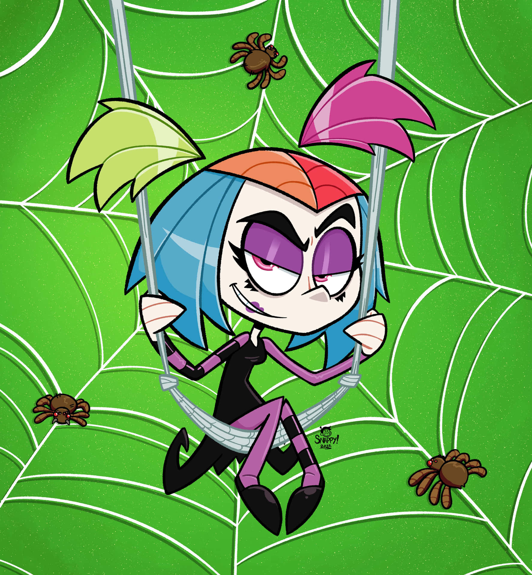 Growing Up Creepie Spiders Background