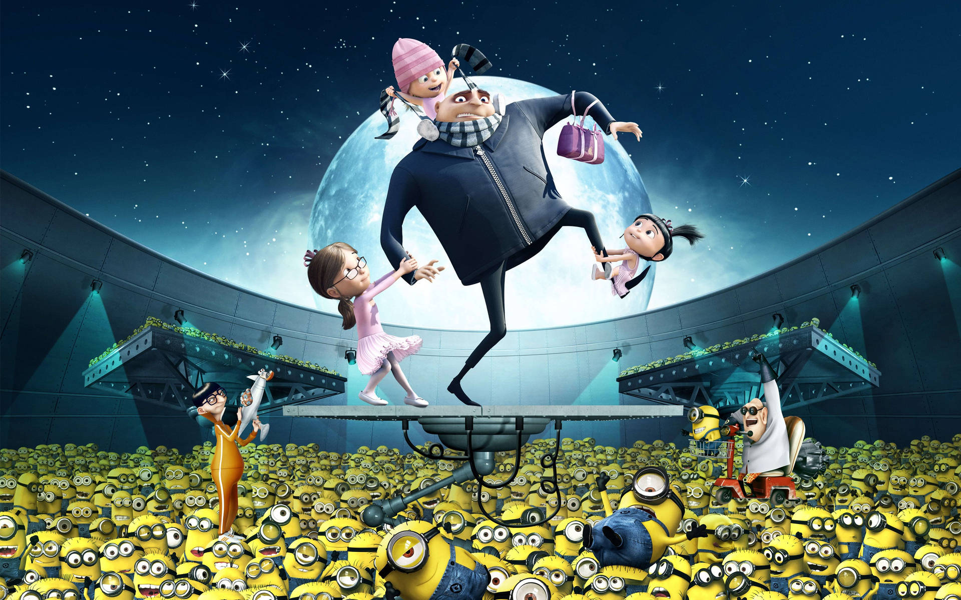 Gru Daughters Despicable Me 2 Background