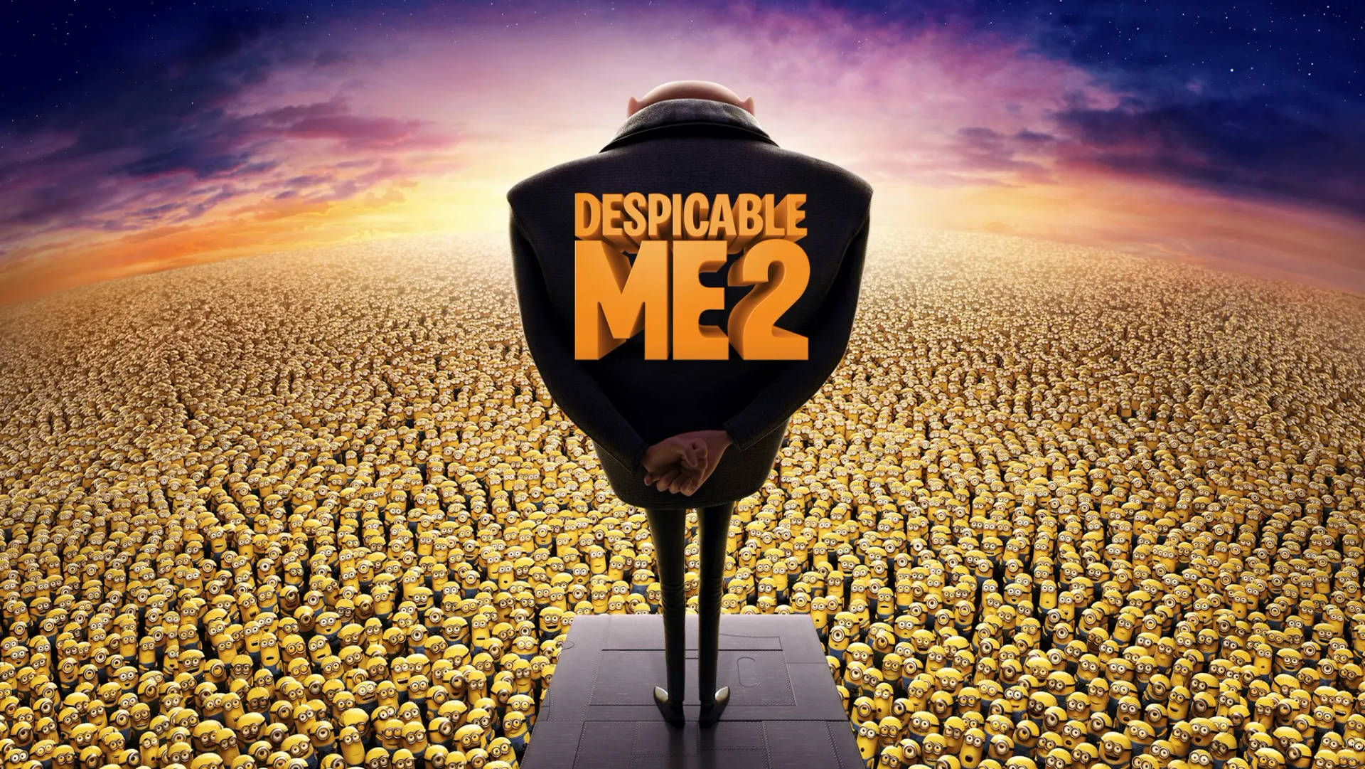 Gru Overlooking Minions Despicable Me 2 Background