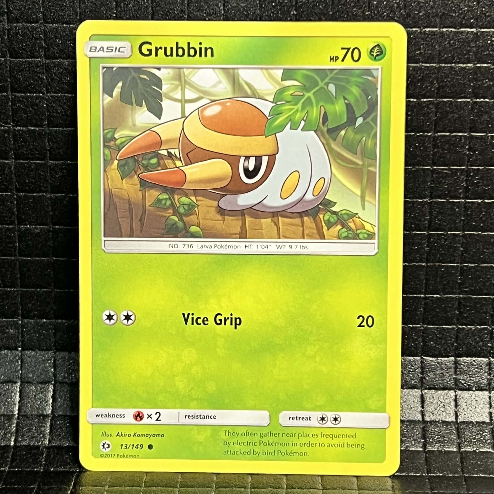 Grubbin Pokemon Card Background