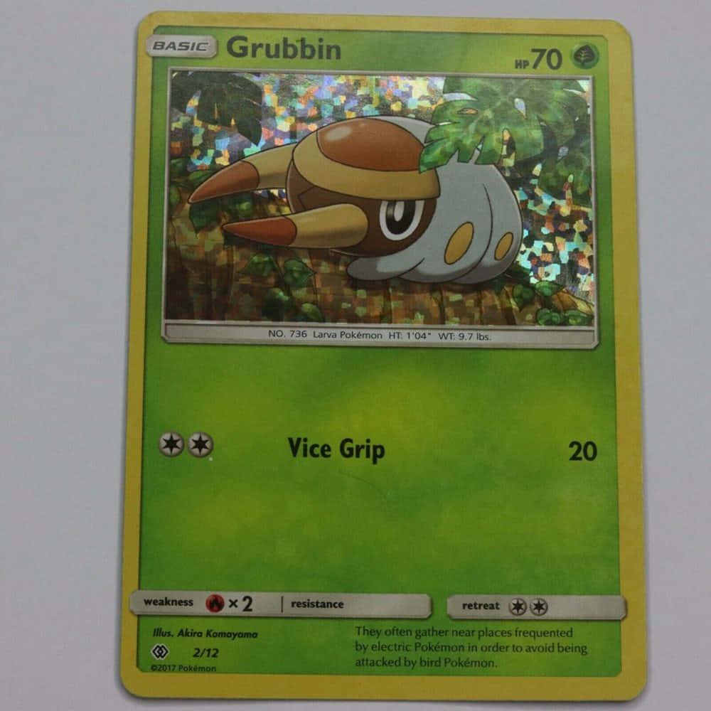 Grubbin Pokemon Card Background