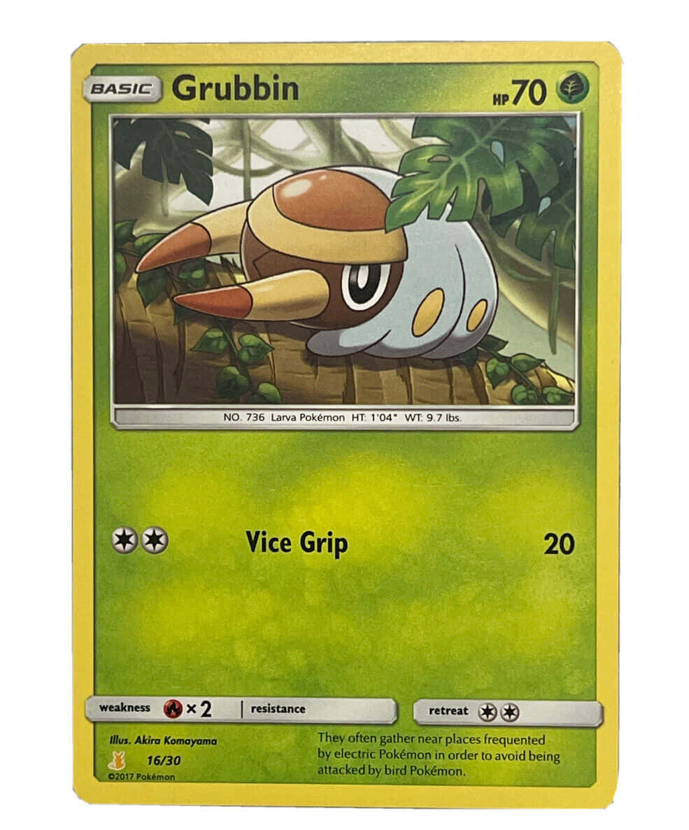 Grubbin Pokemon Card Background