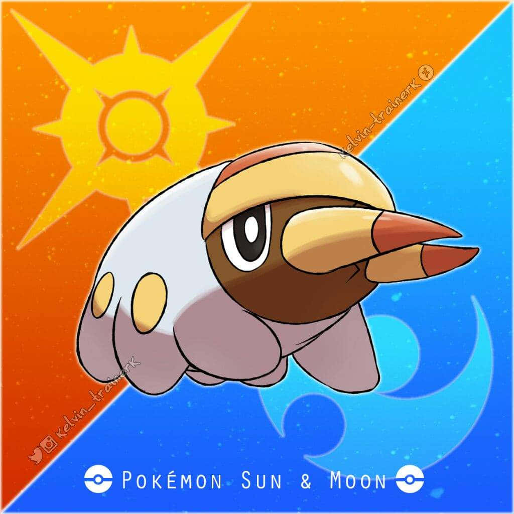 Grubbin Pokemon Sunand Moon Background