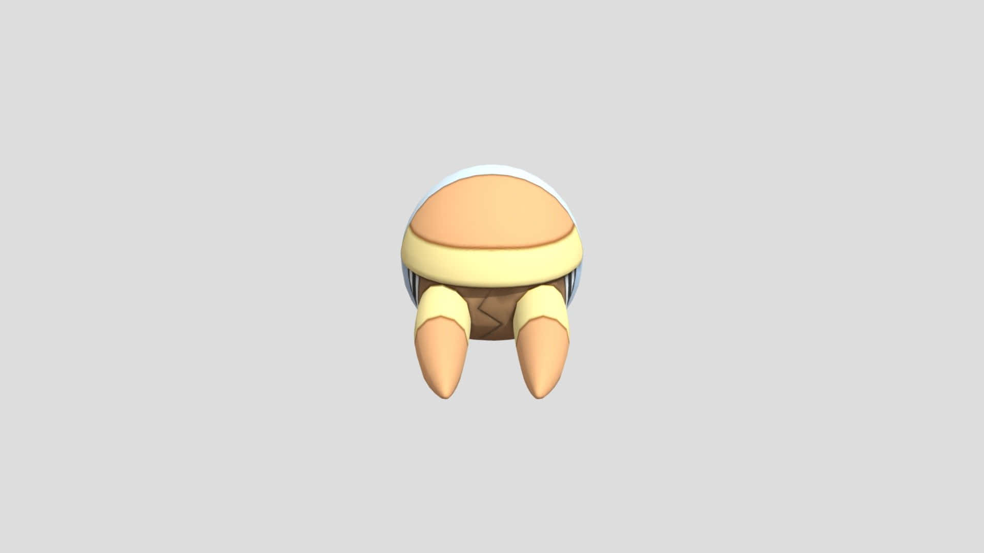 Grubbin Pokemon3 D Model Background