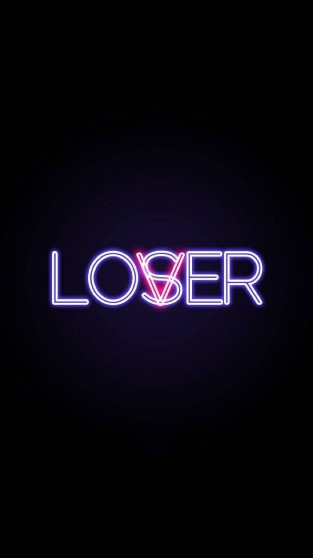 Grunge Aesthetic Lover Vs Loser Background