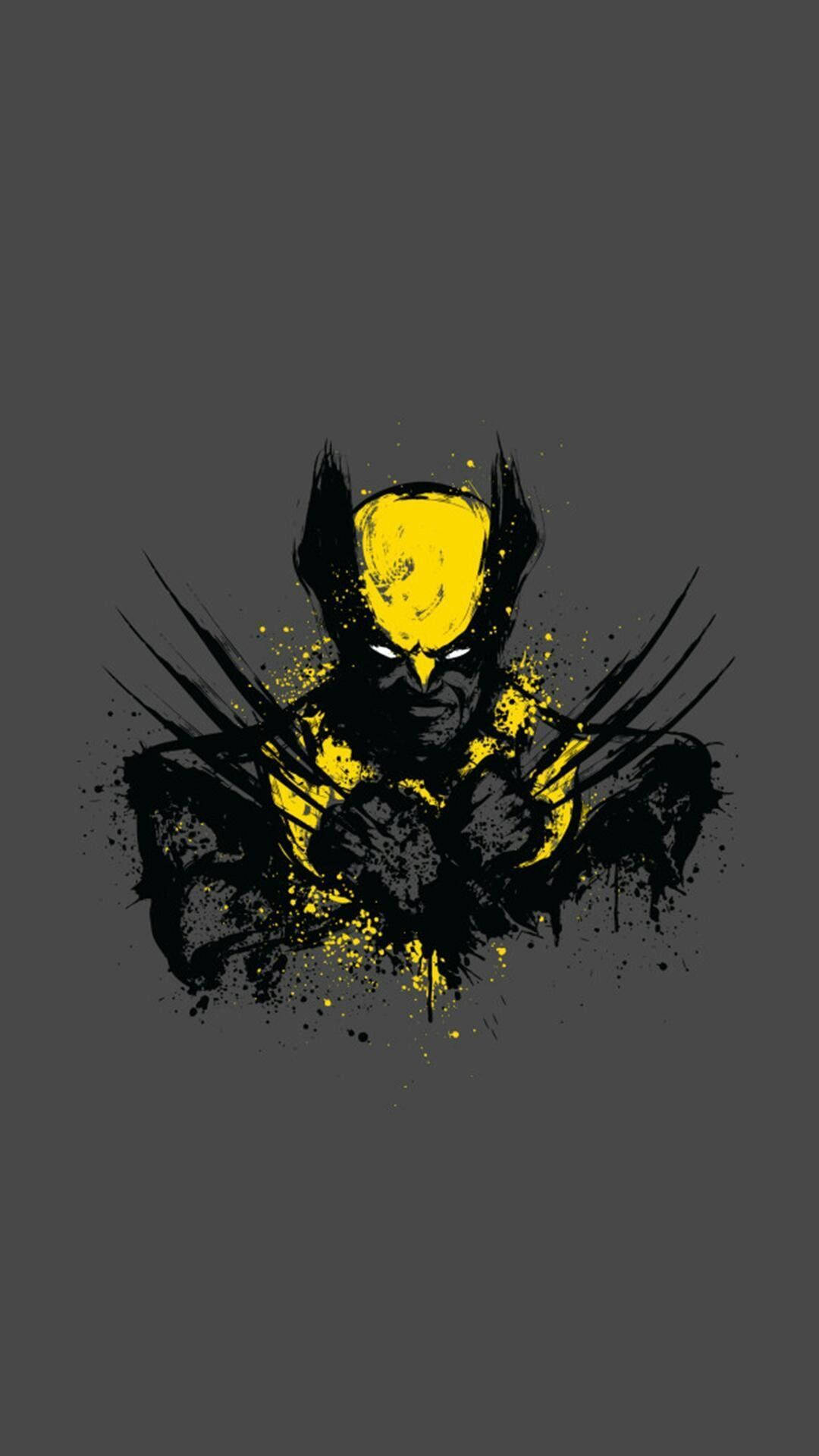 Grunge Artwork Wolverine Background
