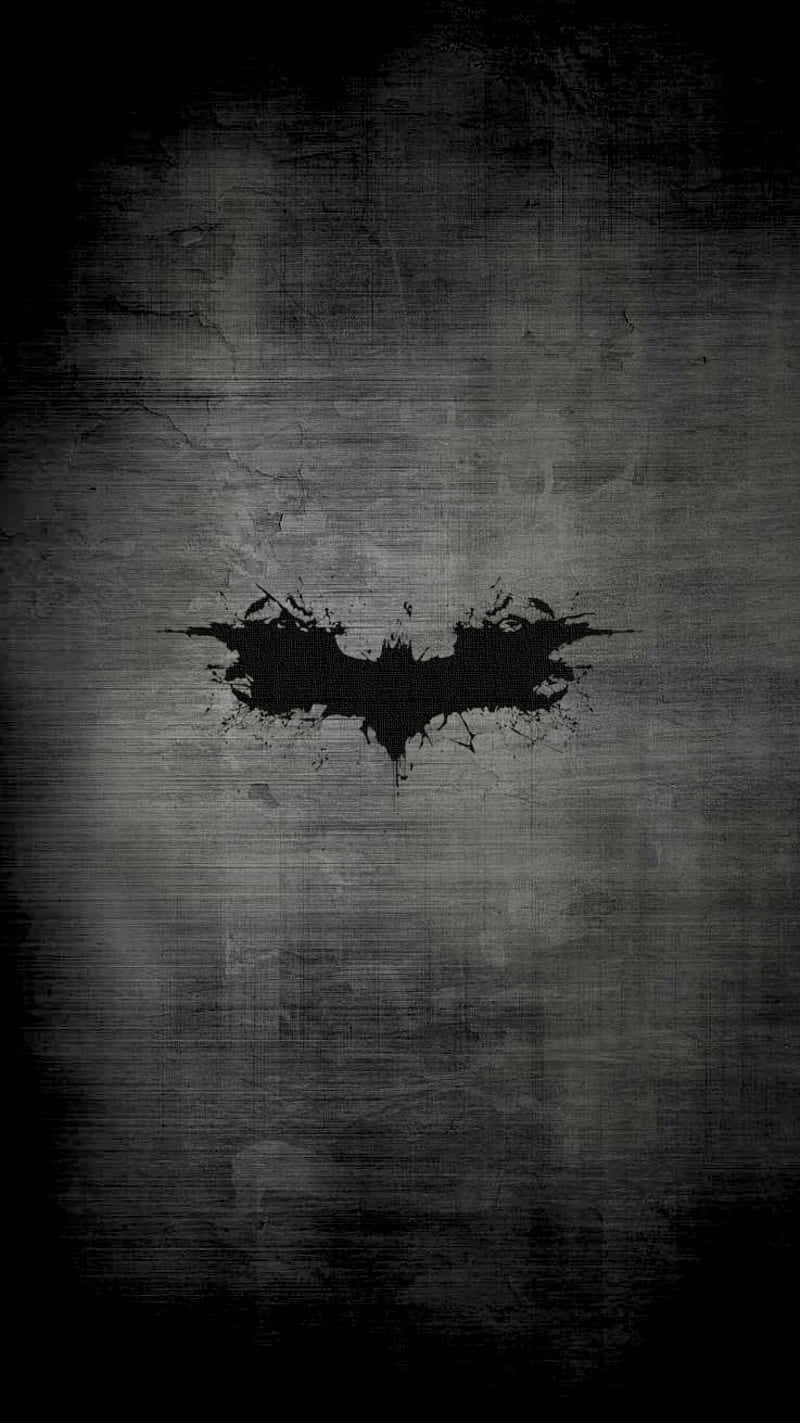 Grunge Batman Symboli Phone Wallpaper Background