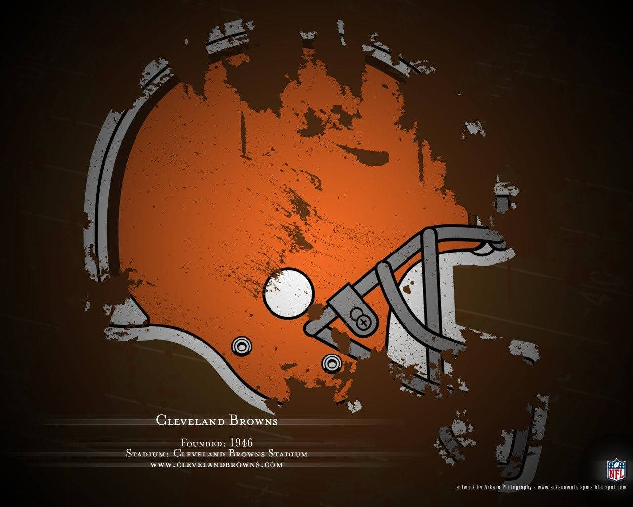 Grunge Cleveland Browns Background