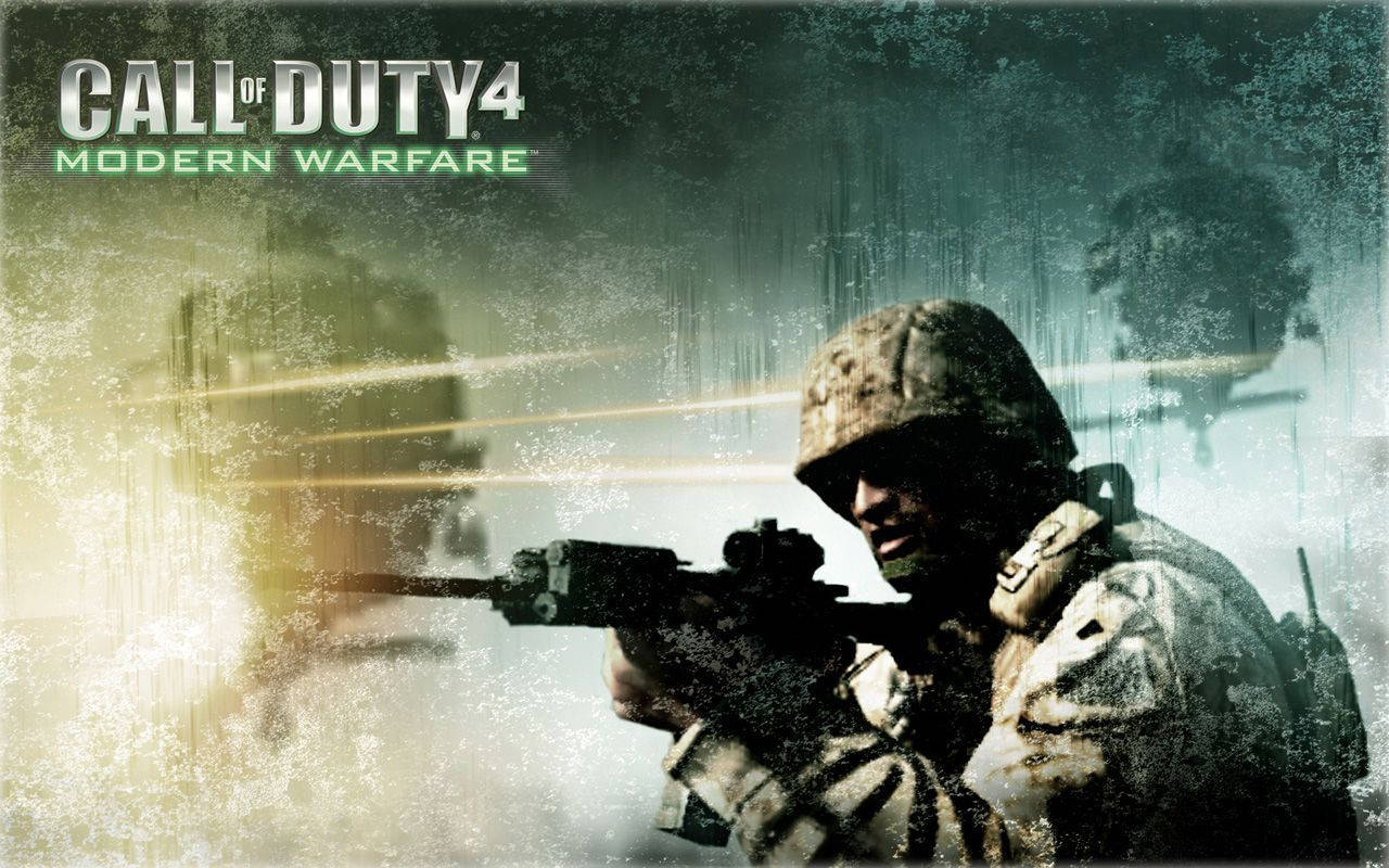 Grunge Cod Modern Warfare Art Background