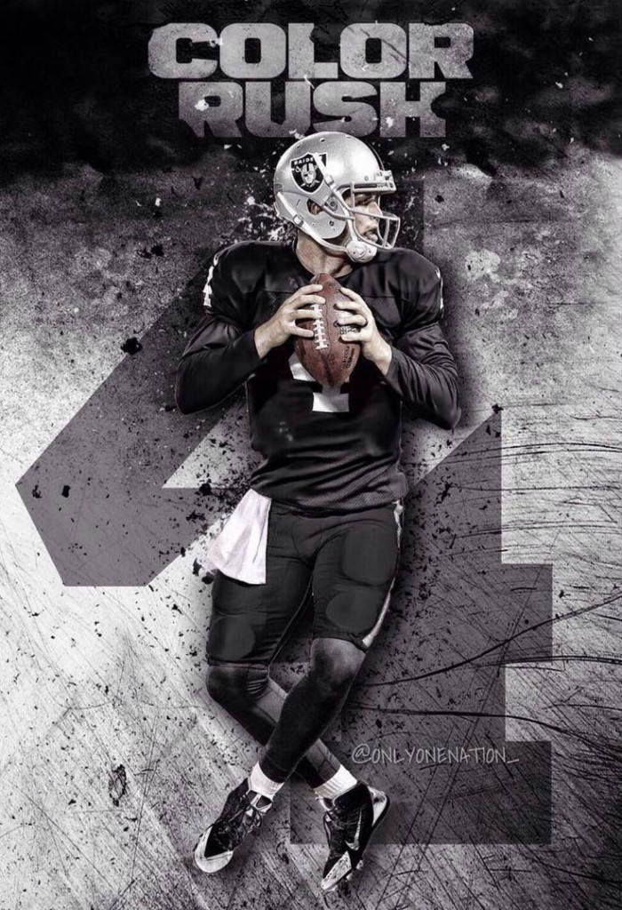 Grunge Derek Carr Footwork