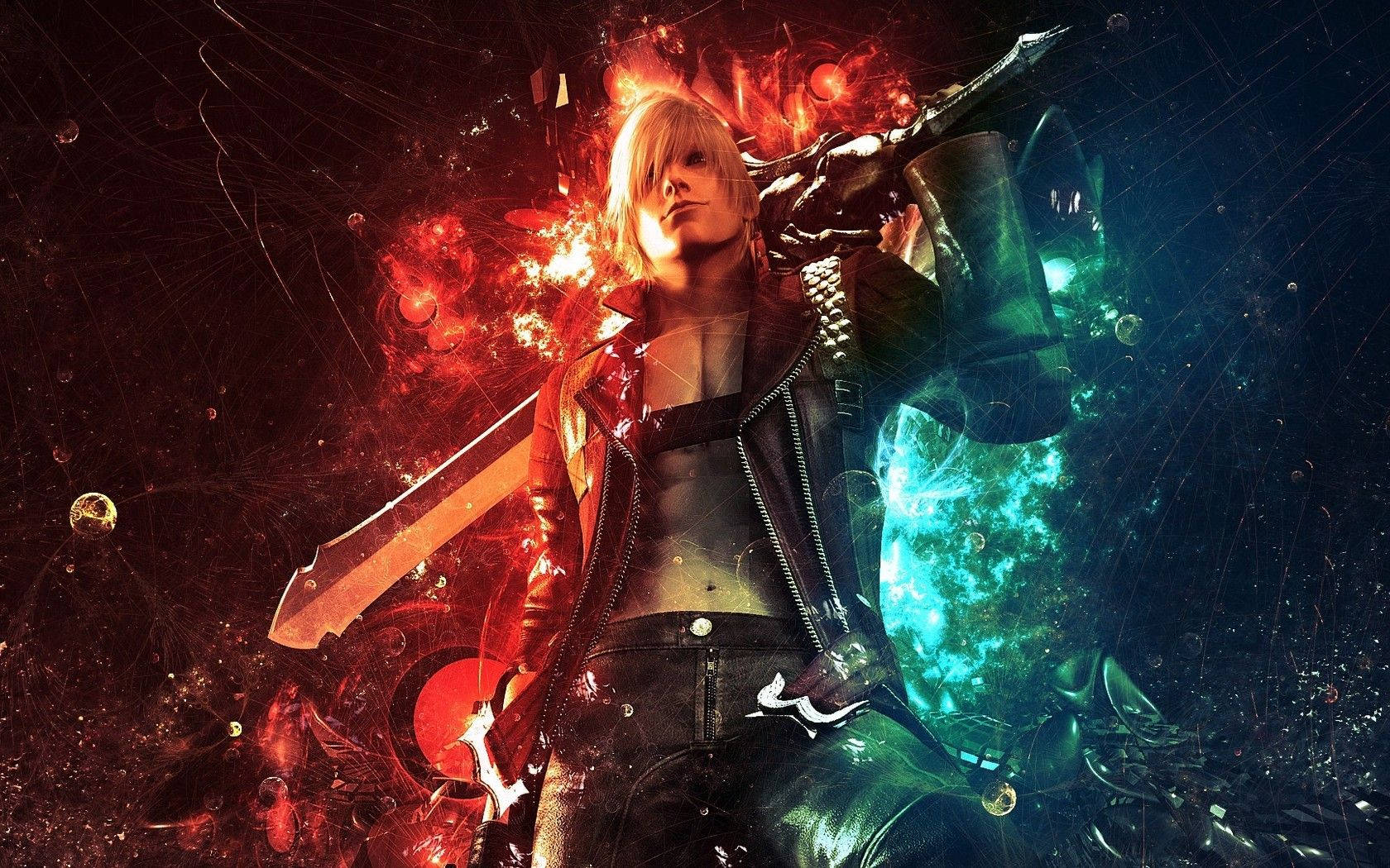 Grunge Devil May Cry Dante Poster Background