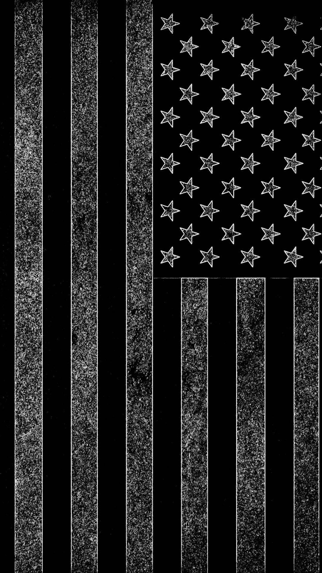 Grunge Flag Of America Iphone Background