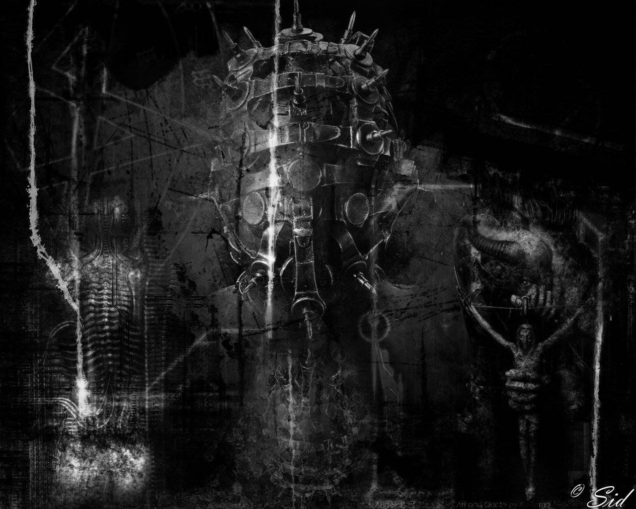 Grunge Metal Gothic Background