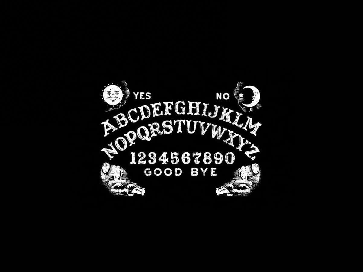 Grunge Ouija Board Halloween Background