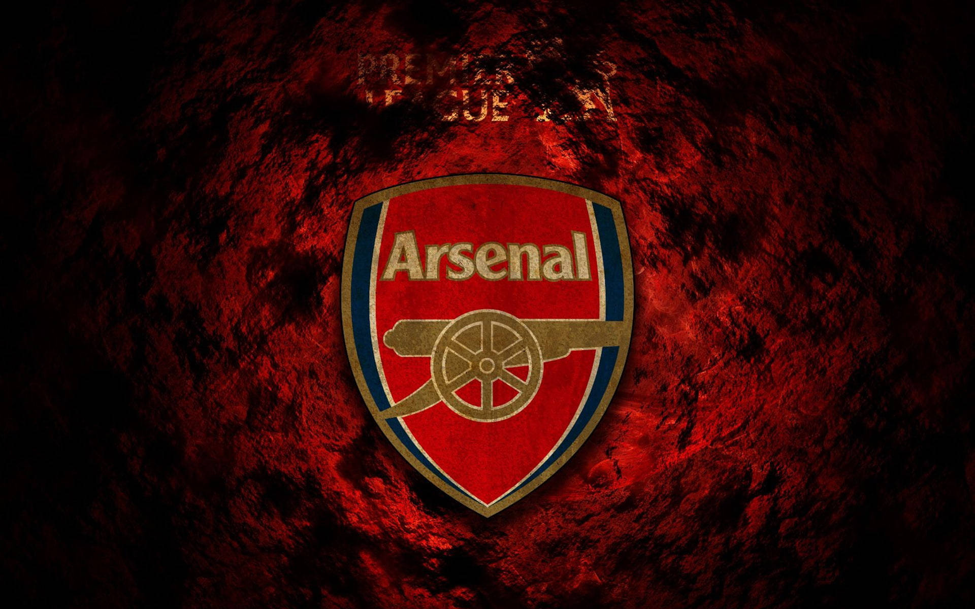 Grunge Red Arsenal Logo Background