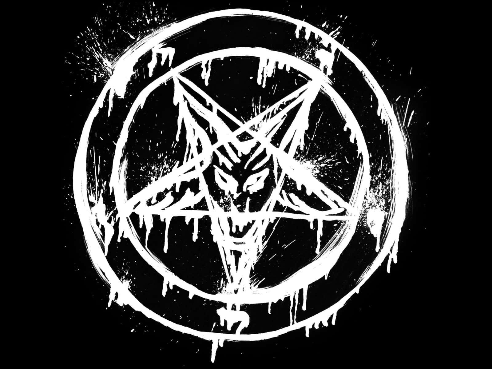 Grunge Satanic Pentagram