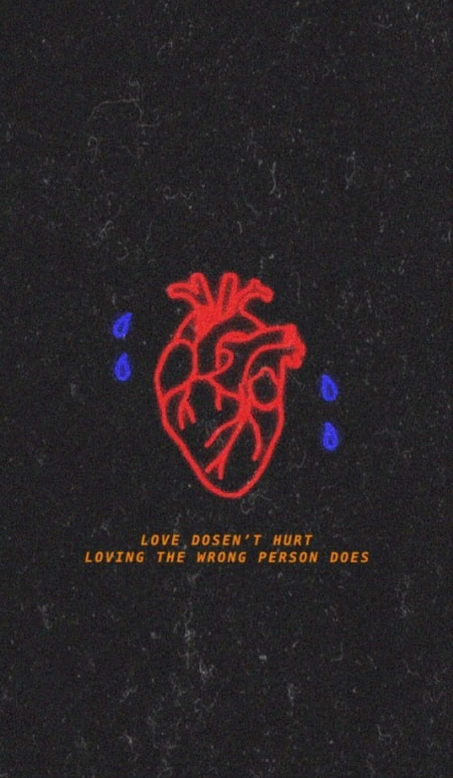 Grunge Tumblr Aesthetic Brokenhearted Quote Background