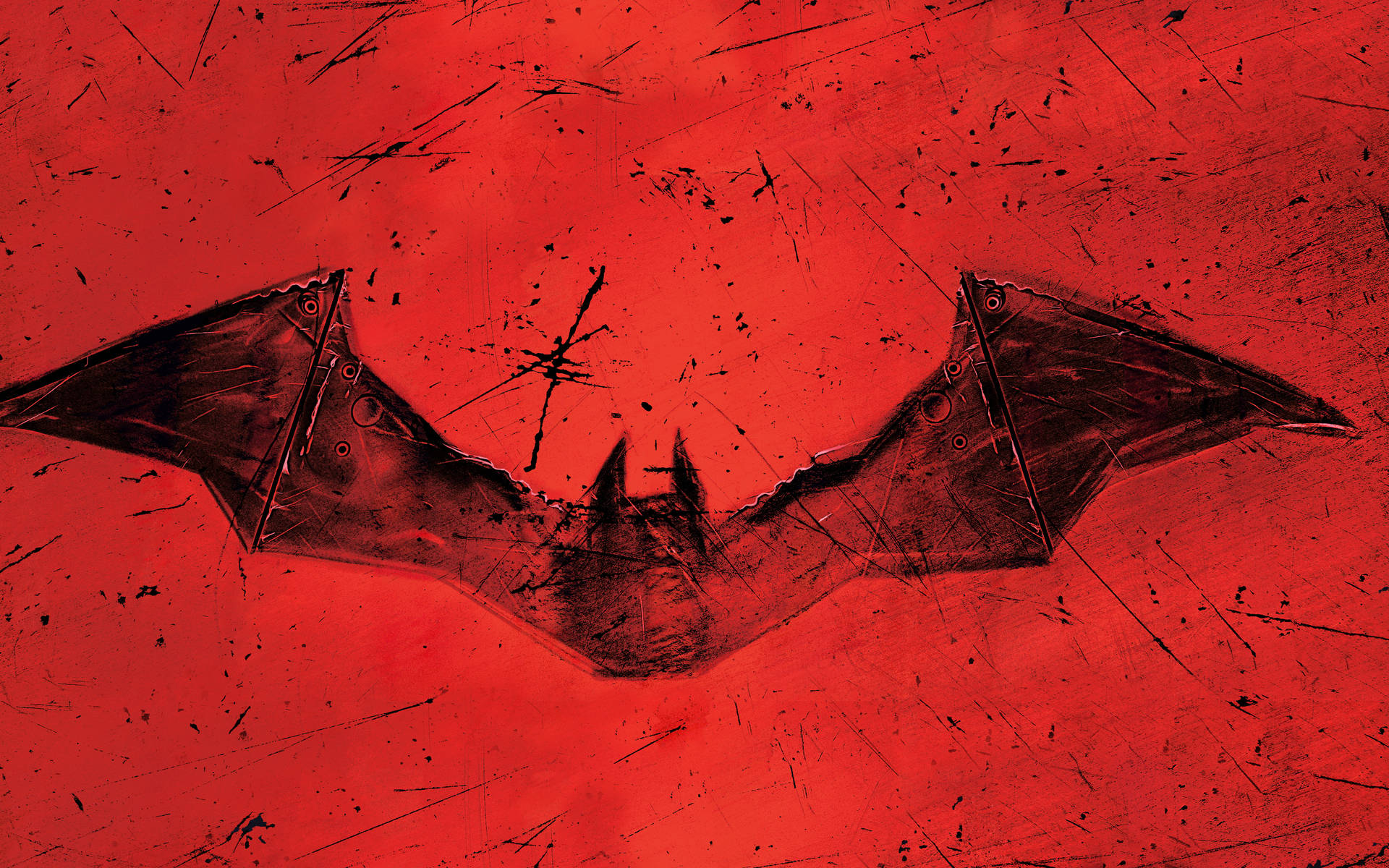 Grungy Batman Logo For Phone Background