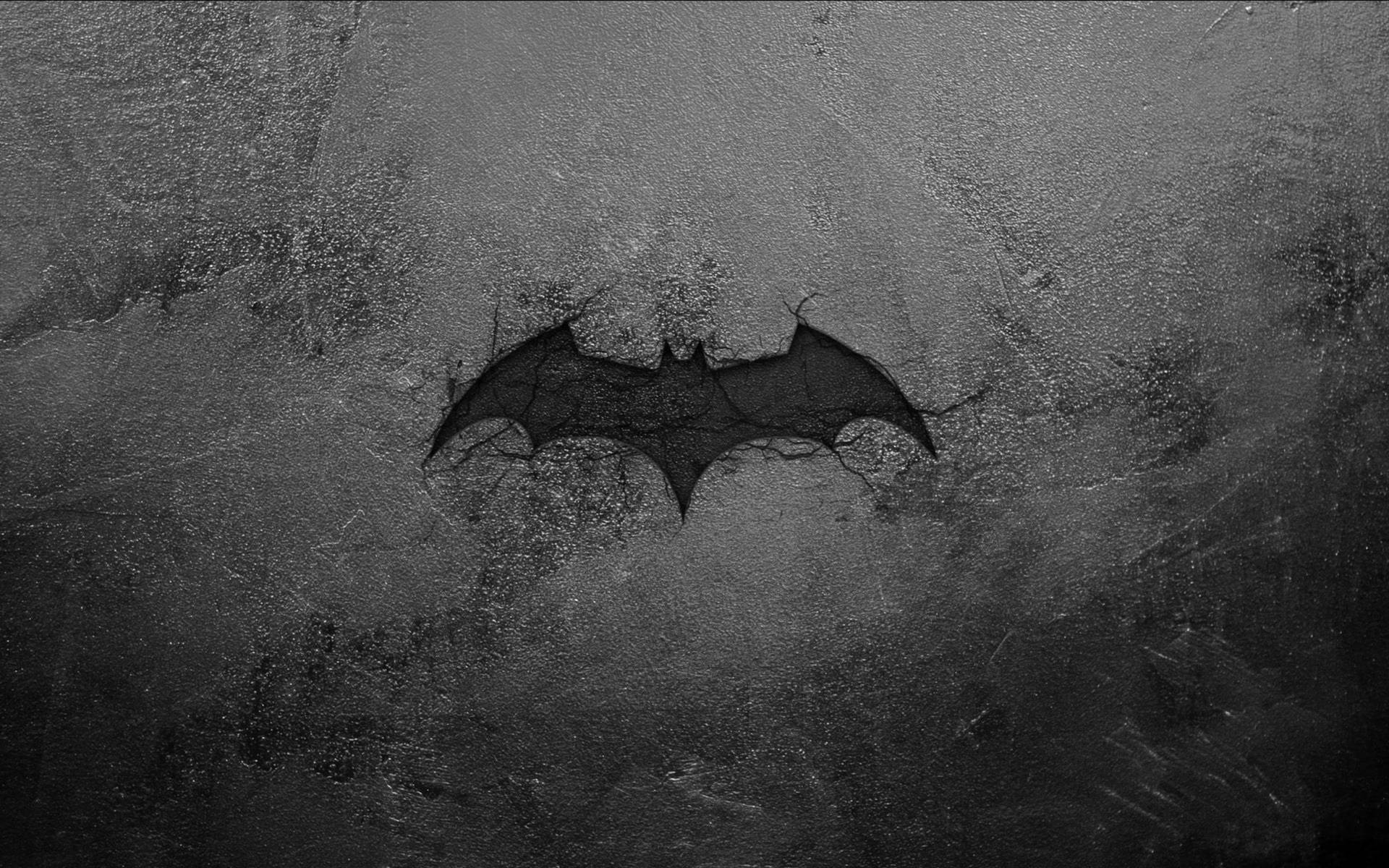 Grungy Batman Logo Background