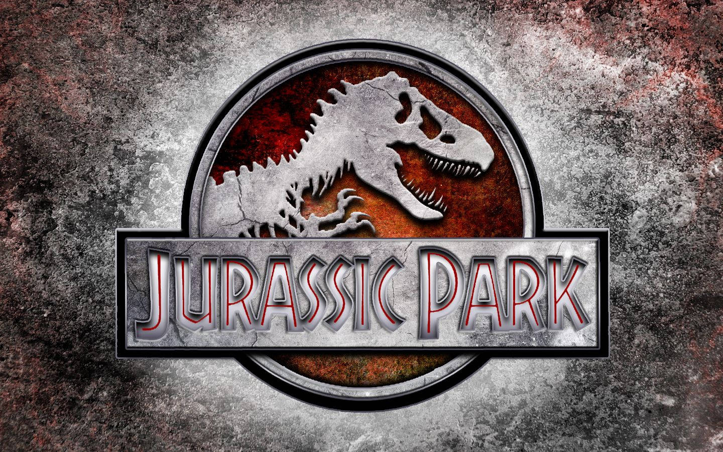 Grungy Jurassic Park Logo