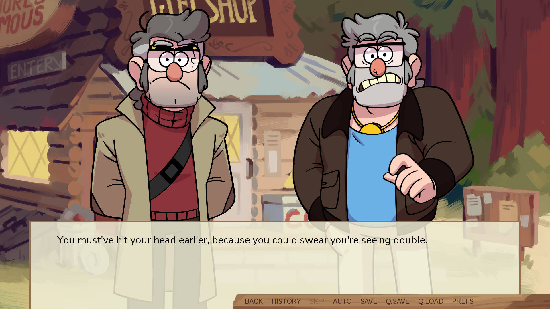 Grunkel Stan In A Game Background