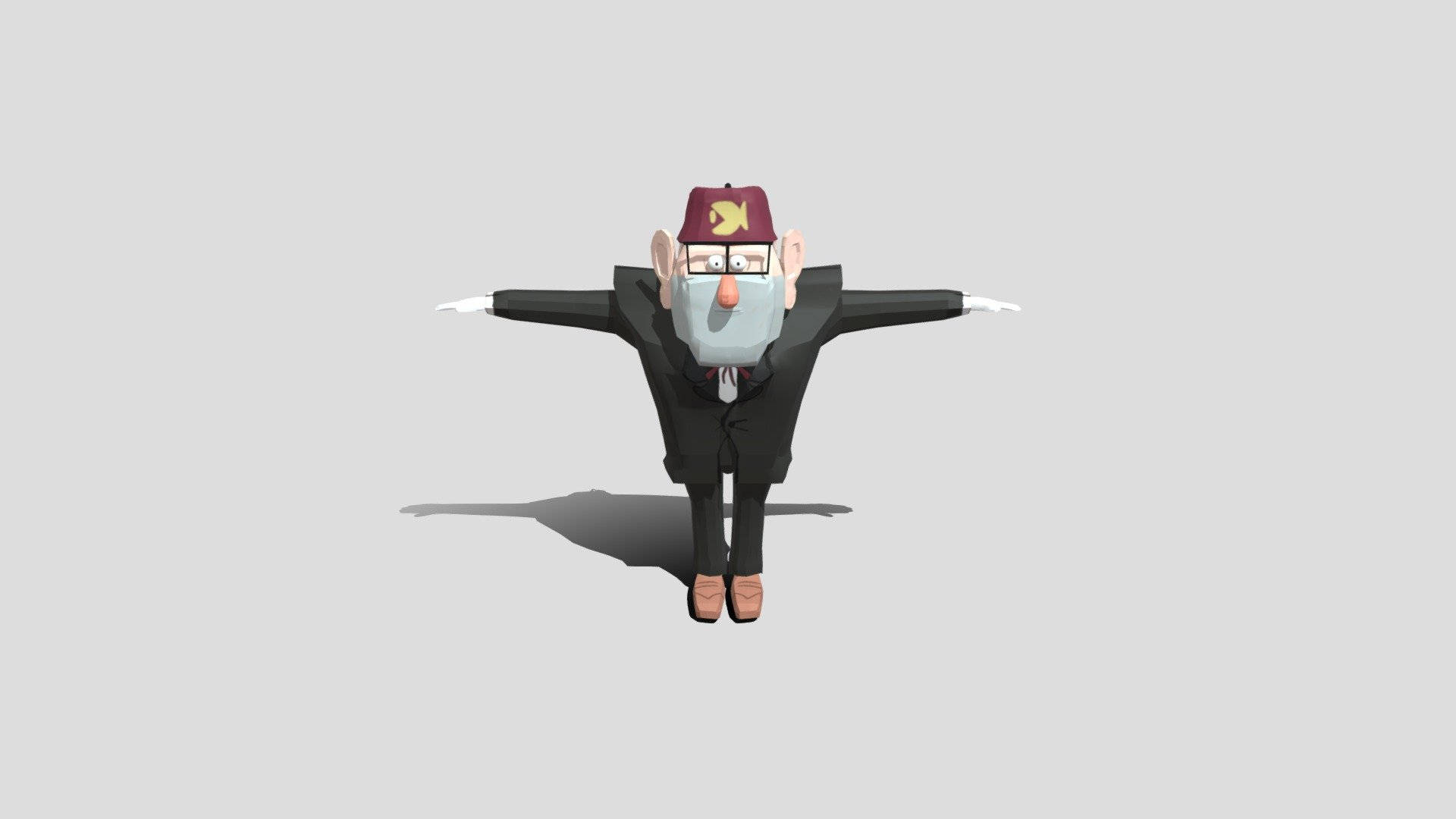 Grunkle Stan 3d Background