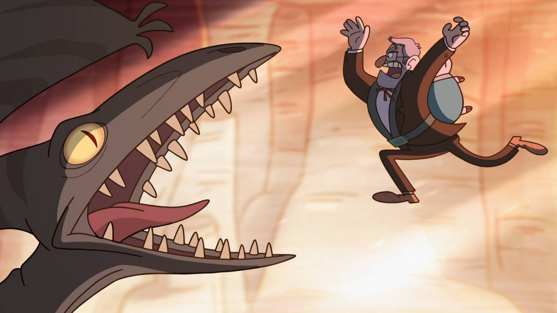 Grunkle Stan And Pterodactyl Background