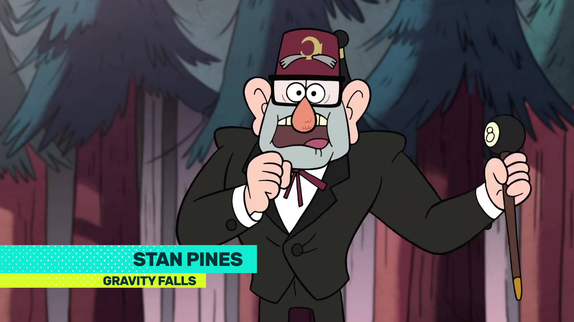 Grunkle Stan Reporting Background