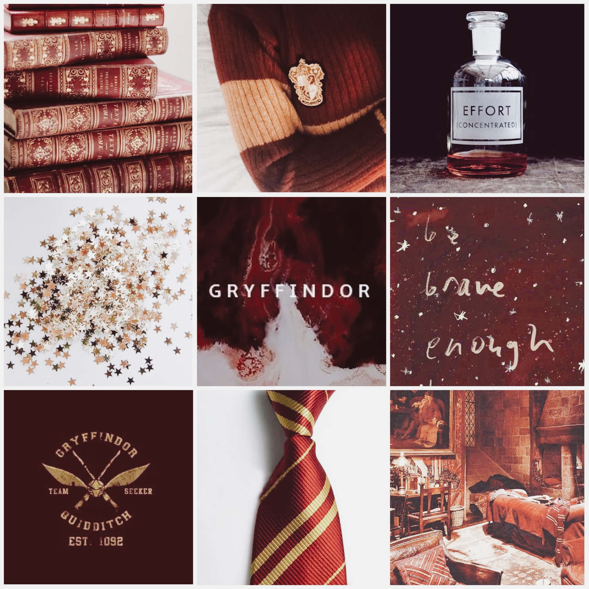 Gryffindor Aesthetic Desktop Background Background