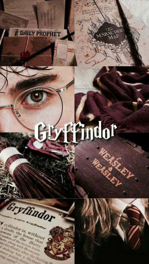 Gryffindor Aesthetic Iphone Lock Screen Background