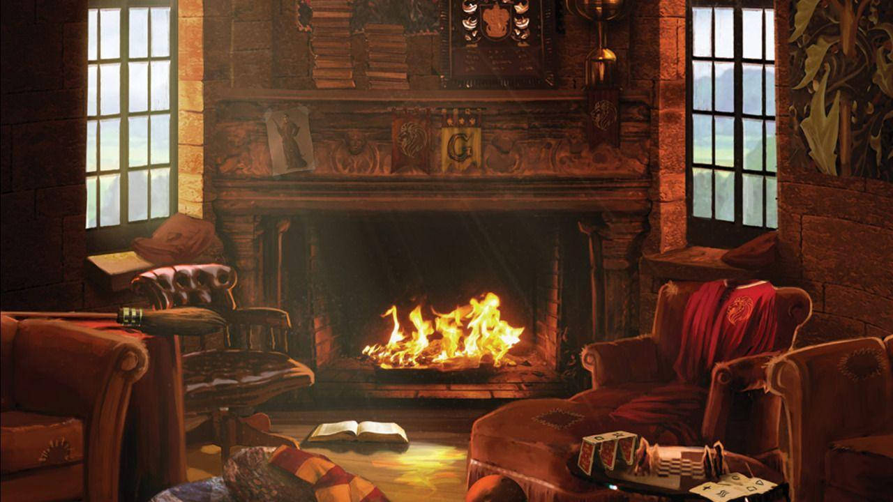 Gryffindor Common Room Cozy Interior