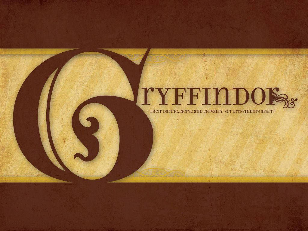 Gryffindor House Crest Artwork Background