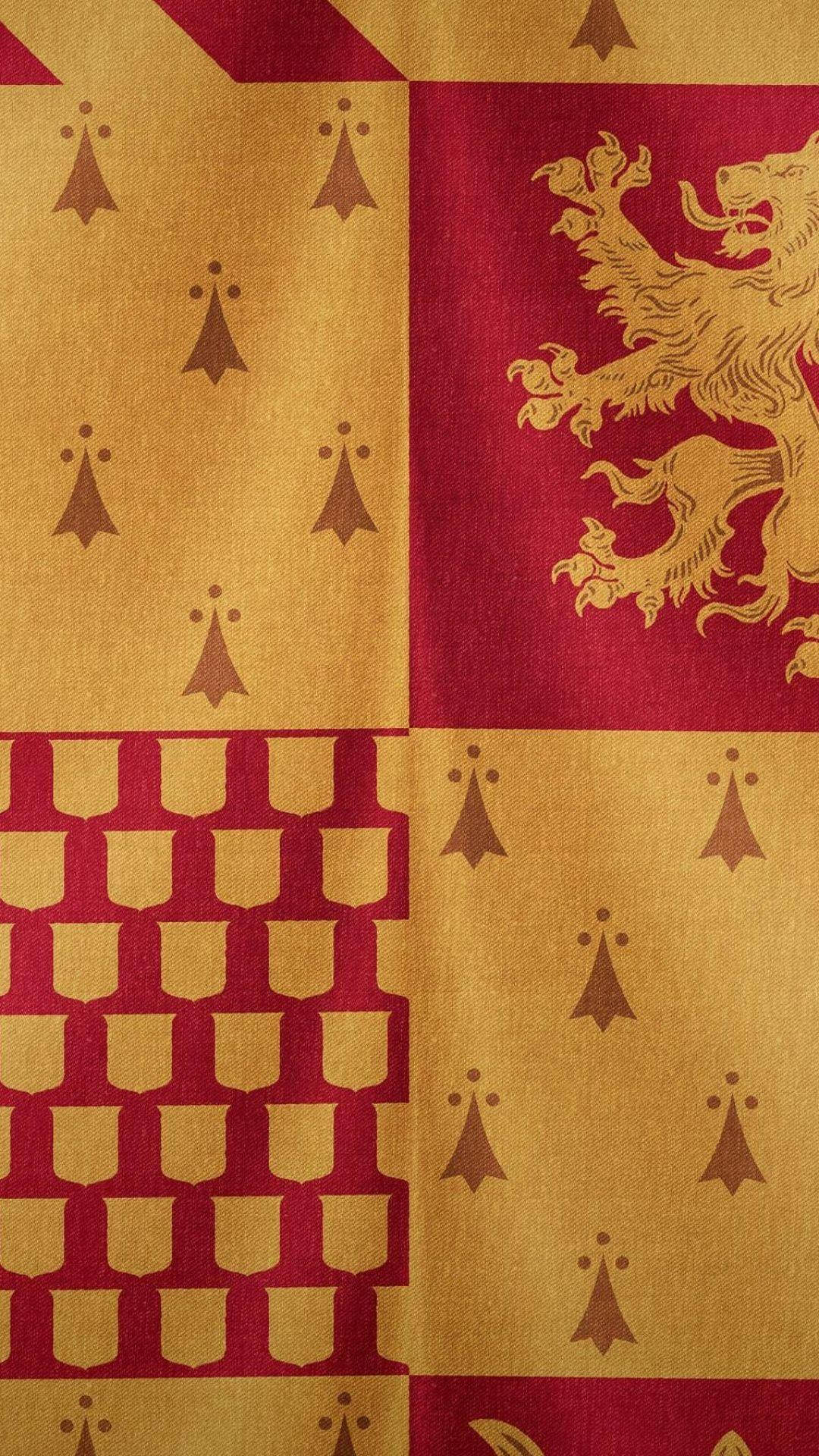 Gryffindor House Flag Pattern