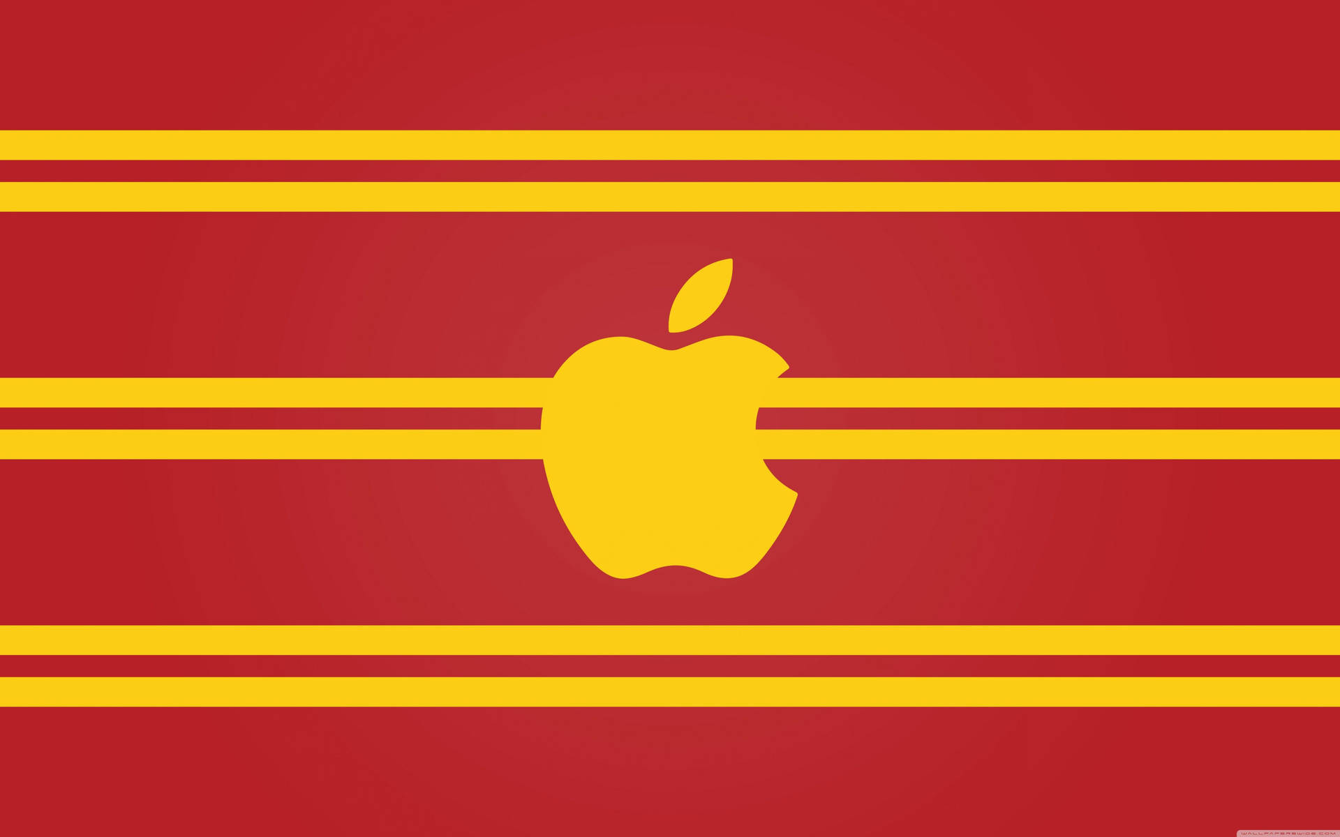 Gryffindor Themed Apple Logo Background