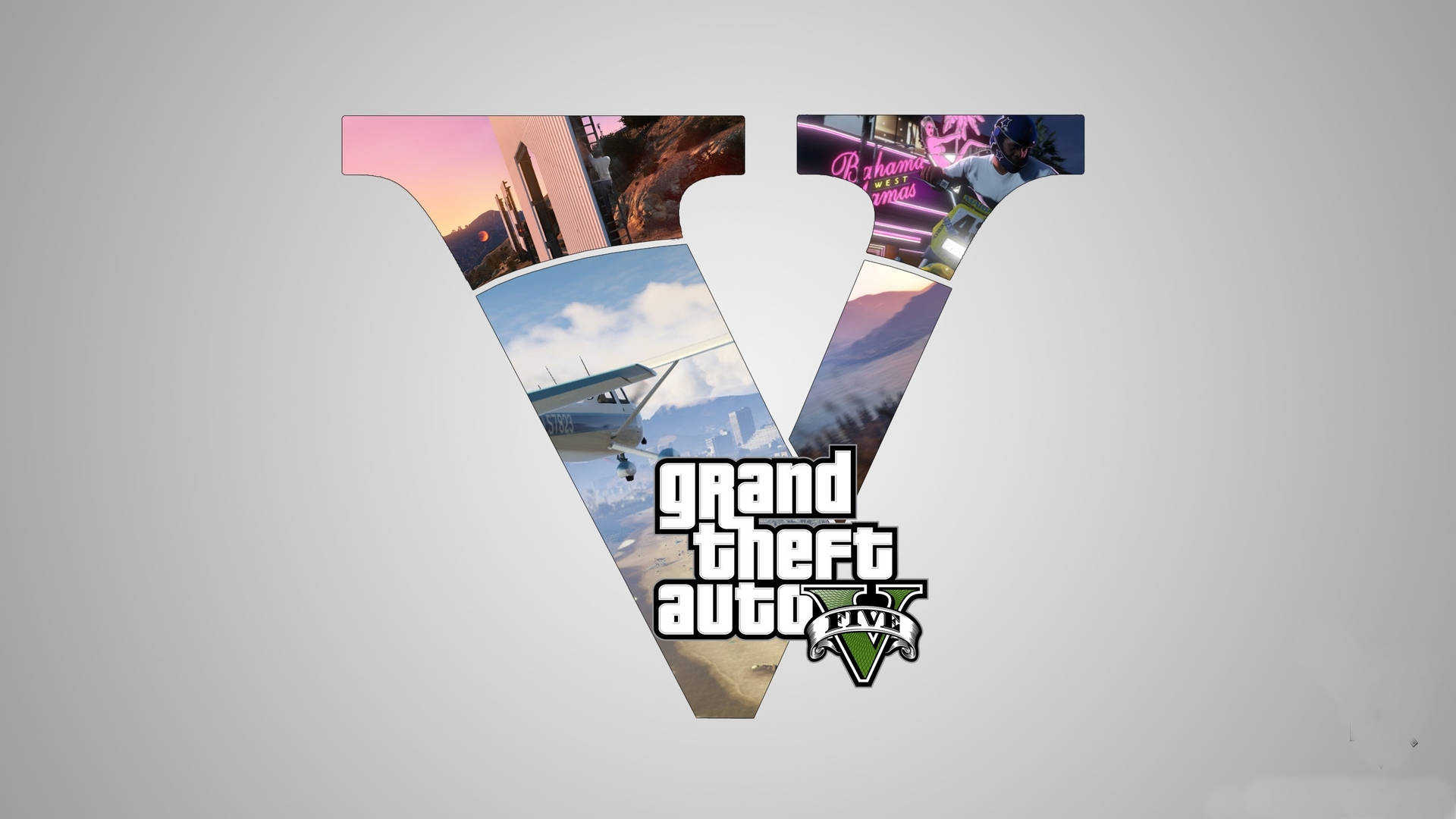 Gta 5 2560x1440 Locations In Letter V Background