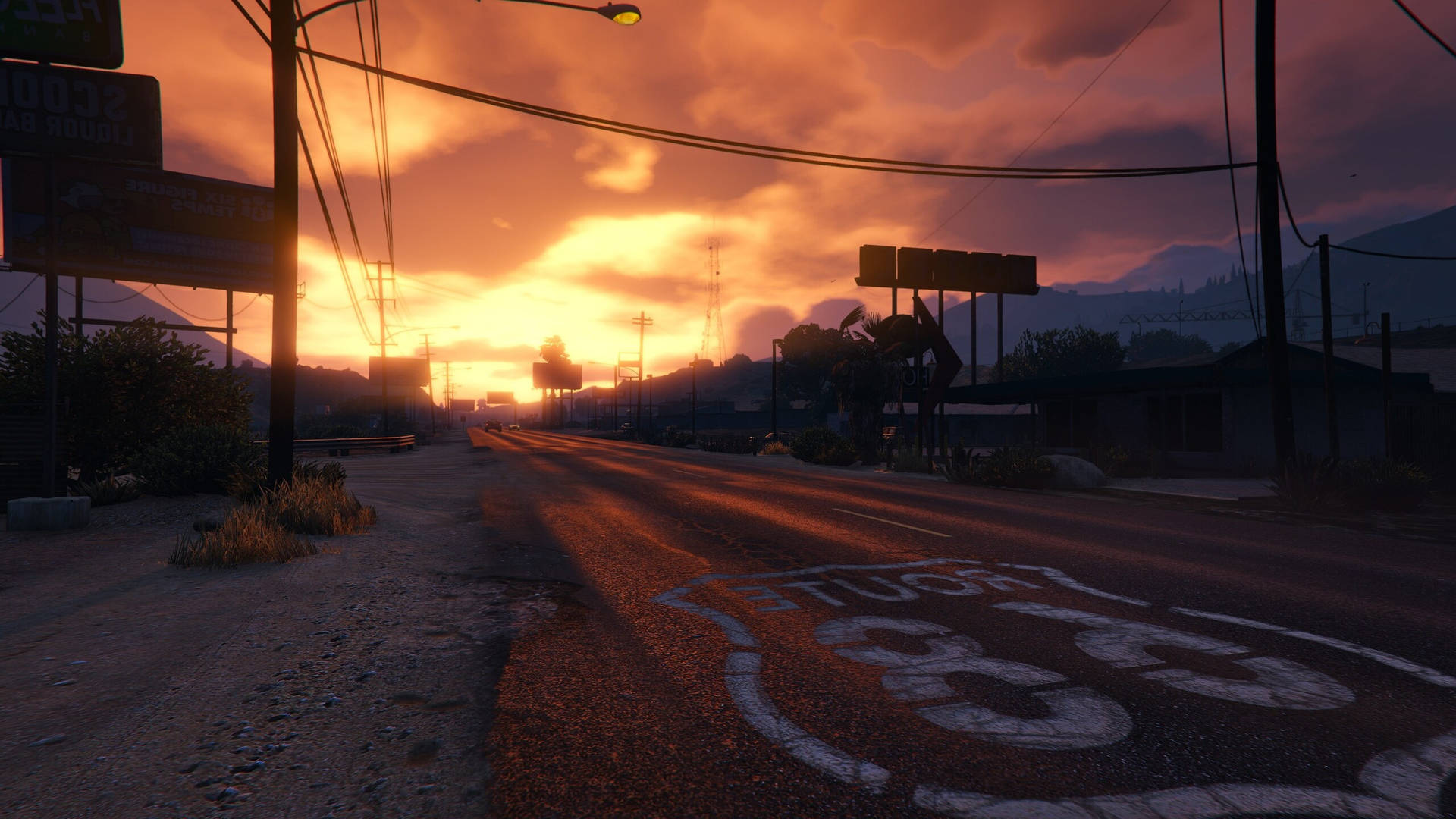 Gta 5 2560x1440 Route 68 Background