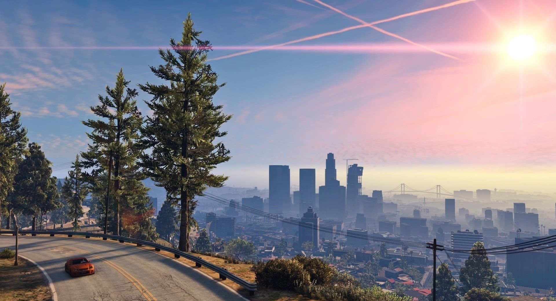 Gta 5 Desktop Road City